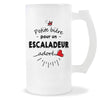 Verre à bière Escaladeur adoré | Chope de Bière Pinte Idée Cadeau Humour Collègue famille Homme Anniversaire Noël