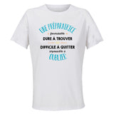 Maillot de Sport Femme Une Preparatrice Formidable Blanc - T-Shirt Respirant Polyester Manches Courtes - Cadeau Sportive Anniversaire Noël Fête des Mères