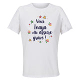 Maillot de Sport Femme Inaya Elle Assure - T-Shirt Respirant Polyester Manches Courtes - Cadeau Sportive Anniversaire Noël Fête des Mères