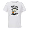 Maillot de Sport Femme Basket Septuagenaire - T-Shirt Respirant Polyester Manches Courtes - Cadeau Sportive Anniversaire Noël Fête des Mères