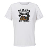 Maillot de Sport Femme Voyage Copy Octogenaire - T-Shirt Respirant Polyester Manches Courtes - Cadeau Sportive Anniversaire Noël Fête des Mères