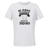 Maillot de Sport Femme Sudoku Septuagenaire - T-Shirt Respirant Polyester Manches Courtes - Cadeau Sportive Anniversaire Noël Fête des Mères