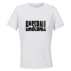 Maillot de Sport Femme Baseball Minimaliste - T-Shirt Respirant Polyester Manches Courtes - Cadeau Sportive Anniversaire Noël Fête des Mères