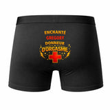Caleçon Gregory Donneur d'Orgasme - Humour Boxer Coton Idée Cadeau