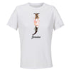 Maillot de Sport Femme Jeanine Lettre - T-Shirt Respirant Polyester Manches Courtes - Cadeau Sportive Anniversaire Noël Fête des Mères