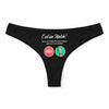 Culotte Tanga Personnalisé Femme Mojito - sous-Vêtement Coton Idée Cadeau Humour Saint Valentin Anniversaire