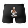 Caleçon Léo pour Léo Heure de la Pause - Humour Boxer Coton Idée Cadeau