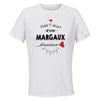 Maillot de Sport Femme Margaux Damour - T-Shirt Respirant Polyester Manches Courtes - Cadeau Sportive Anniversaire Noël Fête des Mères