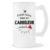 Verre à bière Carreleur adoré | Chope de Bière Pinte Idée Cadeau Humour Collègue famille Homme Anniversaire Noël