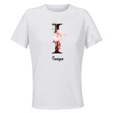 Maillot de Sport Femme Inaya Lettre - T-Shirt Respirant Polyester Manches Courtes - Cadeau Sportive Anniversaire Noël Fête des Mères