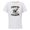 Maillot de Sport Femme Dessin J'peux Pas - T-Shirt Respirant Polyester Manches Courtes - Cadeau Sportive Anniversaire Noël Fête des Mères