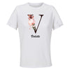 Maillot de Sport Femme Violette Lettre - T-Shirt Respirant Polyester Manches Courtes - Cadeau Sportive Anniversaire Noël Fête des Mères