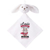 Doudou Bébé Lapin Axelle Humour Changez Couches Gaze de Coton Cadeau Baby Shower