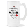 Verre à bière Pâtissier adoré | Chope de Bière Pinte Idée Cadeau Humour Collègue famille Homme Anniversaire Noël