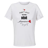 Maillot de Sport Femme pour Bebe Damour - T-Shirt Respirant Polyester Manches Courtes - Cadeau Sportive Anniversaire Noël Fête des Mères