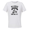 Maillot de Sport Femme VTT Quinquagenaire - T-Shirt Respirant Polyester Manches Courtes - Cadeau Sportive Anniversaire Noël Fête des Mères