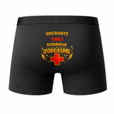 Caleçon Timeo Donneur d'Orgasme - Humour Boxer Coton Idée Cadeau