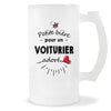 Verre à bière Voiturier adoré | Chope de Bière Pinte Idée Cadeau Humour Collègue famille Homme Anniversaire Noël