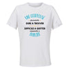 Maillot de Sport Femme Une Coiffeuse Formidable Blanc - T-Shirt Respirant Polyester Manches Courtes - Cadeau Sportive Anniversaire Noël Fête des Mères