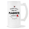 Verre à bière Plaquiste adoré | Chope de Bière Pinte Idée Cadeau Humour Collègue famille Homme Anniversaire Noël