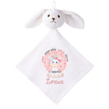 Doudou Bébé Lapin Louna Adorable Etre Licorne Cadeau Naissance Fille Nouveau Né