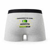 Caleçon Chargement en Cours Augustin - Humour Boxer Gris Idée Cadeau