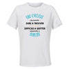 Maillot de Sport Femme Une Cycliste Formidable Blanc - T-Shirt Respirant Polyester Manches Courtes - Cadeau Sportive Anniversaire Noël Fête des Mères