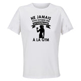 Maillot de Sport Femme Gym Octogenaire - T-Shirt Respirant Polyester Manches Courtes - Cadeau Sportive Anniversaire Noël Fête des Mères