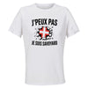 Maillot de Sport Femme Savoyard J'peux Pas - T-Shirt Respirant Polyester Manches Courtes - Cadeau Sportive Anniversaire Noël Fête des Mères