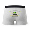 Caleçon Chargement en Cours Imran - Humour Boxer Gris Idée Cadeau