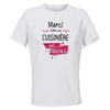 Maillot de Sport Femme pour Merci Cuisiniere Geniale - T-Shirt Respirant Polyester Manches Courtes - Cadeau Sportive Anniversaire Noël Fête des Mères