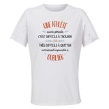 Maillot de Sport Femme Une Athlete Aussi Geniale - T-Shirt Respirant Polyester Manches Courtes - Cadeau Sportive Anniversaire Noël Fête des Mères