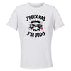 Maillot de Sport Femme Judo J'peux Pas - T-Shirt Respirant Polyester Manches Courtes - Cadeau Sportive Anniversaire Noël Fête des Mères
