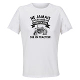 Maillot de Sport Femme Tracteur Trentenaire - T-Shirt Respirant Polyester Manches Courtes - Cadeau Sportive Anniversaire Noël Fête des Mères