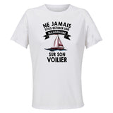 Maillot de Sport Femme Voilier Sexagenaire - T-Shirt Respirant Polyester Manches Courtes - Cadeau Sportive Anniversaire Noël Fête des Mères