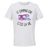 Maillot de Sport Femme Camping Car C'est La Vie - T-Shirt Respirant Polyester Manches Courtes - Cadeau Sportive Anniversaire Noël Fête des Mères