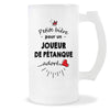 Verre à bière Joueur de pétanque adoré | Chope de Bière Pinte Idée Cadeau Humour Collègue famille Homme Anniversaire Noël