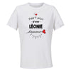 Maillot de Sport Femme Leonie Damour - T-Shirt Respirant Polyester Manches Courtes - Cadeau Sportive Anniversaire Noël Fête des Mères