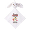 Doudou Bébé Lapin Baptiste Humour Changez Couches Gaze de Coton Cadeau Baby Shower
