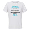 Maillot de Sport Femme Une Monteuse Formidable Blanc - T-Shirt Respirant Polyester Manches Courtes - Cadeau Sportive Anniversaire Noël Fête des Mères