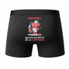 Caleçon Geoffrey Maitre du Feu et de la Chipolata - Humour Boxer Coton Idée Cadeau BBQ