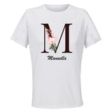 Maillot de Sport Femme Manuella Lettre - T-Shirt Respirant Polyester Manches Courtes - Cadeau Sportive Anniversaire Noël Fête des Mères