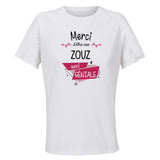 Maillot de Sport Femme pour Merci Zouz Geniale - T-Shirt Respirant Polyester Manches Courtes - Cadeau Sportive Anniversaire Noël Fête des Mères
