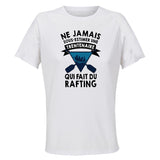 Maillot de Sport Femme Rafting Trentenaire - T-Shirt Respirant Polyester Manches Courtes - Cadeau Sportive Anniversaire Noël Fête des Mères