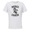 Maillot de Sport Femme pour Merci Equitation Coach - T-Shirt Respirant Polyester Manches Courtes - Cadeau Sportive Anniversaire Noël Fête des Mères