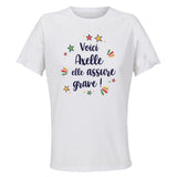 Maillot de Sport Femme pour Axelle Elle Assure - T-Shirt Respirant Polyester Manches Courtes - Cadeau Sportive Anniversaire Noël Fête des Mères