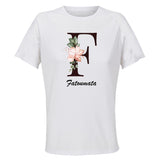 Maillot de Sport Femme Fatoumata Lettre - T-Shirt Respirant Polyester Manches Courtes - Cadeau Sportive Anniversaire Noël Fête des Mères