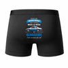 Caleçon Beau-Papa Gendarme - Humour Boxer Coton Idée Cadeau Fête des Pères