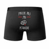 Caleçon J'peux Pas J'Ai Pétanque - Humour Boxer Coton Idée Cadeau
