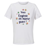 Maillot de Sport Femme Eugenie Elle Assure - T-Shirt Respirant Polyester Manches Courtes - Cadeau Sportive Anniversaire Noël Fête des Mères